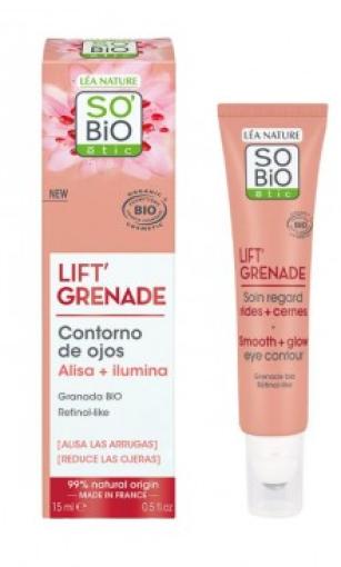 línea facial CONTORNO DE OJOS ALISADOR LIF´T GRENADE BIO 15ML