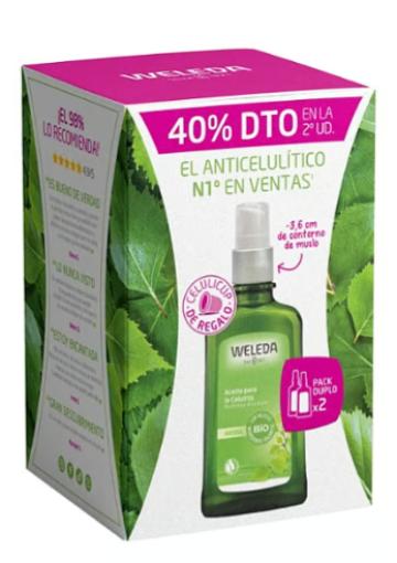 línea corporal DOBLE PACK ABEDUL BIO 2ªUD 40%DTO 2X100ML