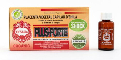 línea capilar PLACENTA PLUS FORTE 4 AMPOLLAS