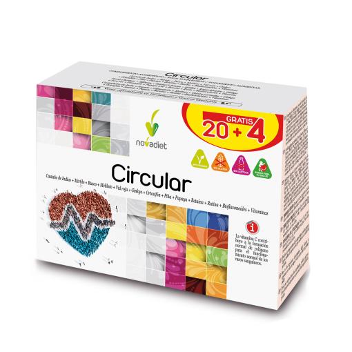 sistema circulatorio CIRCULAR VIALES 20+4 VIALES
