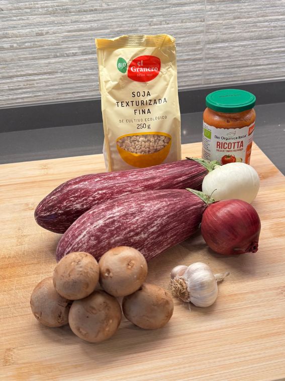 Ingredientes Berenjenas Rellenas al Horno Ingredientes berenjenas rellenas