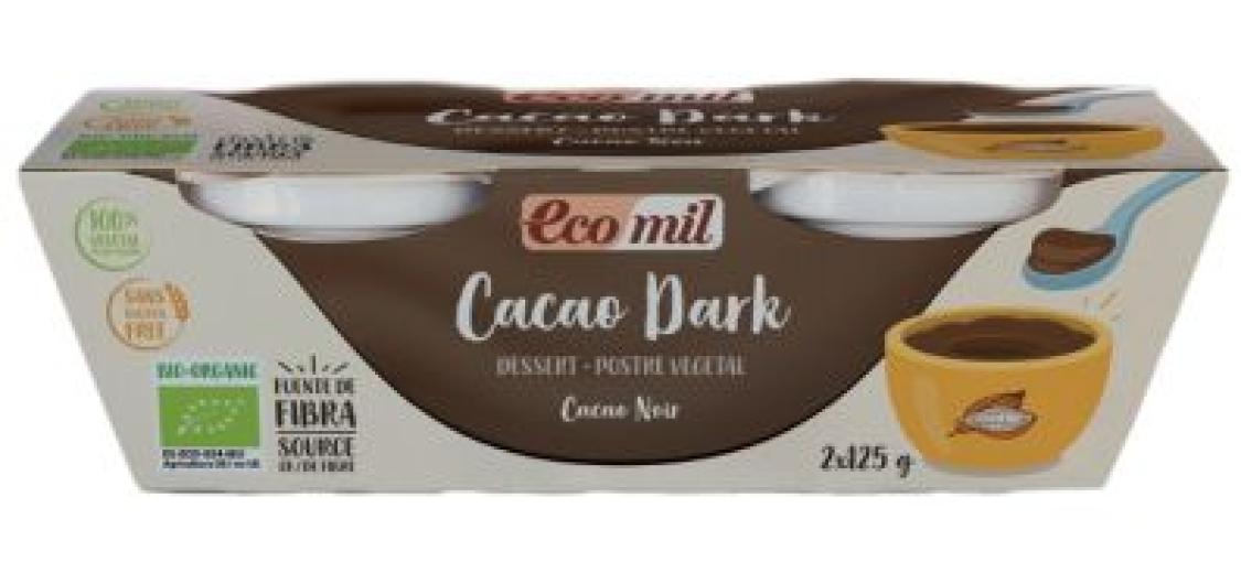 postres POSTRE VEGETAL CACAO DARK BIO 2X125G