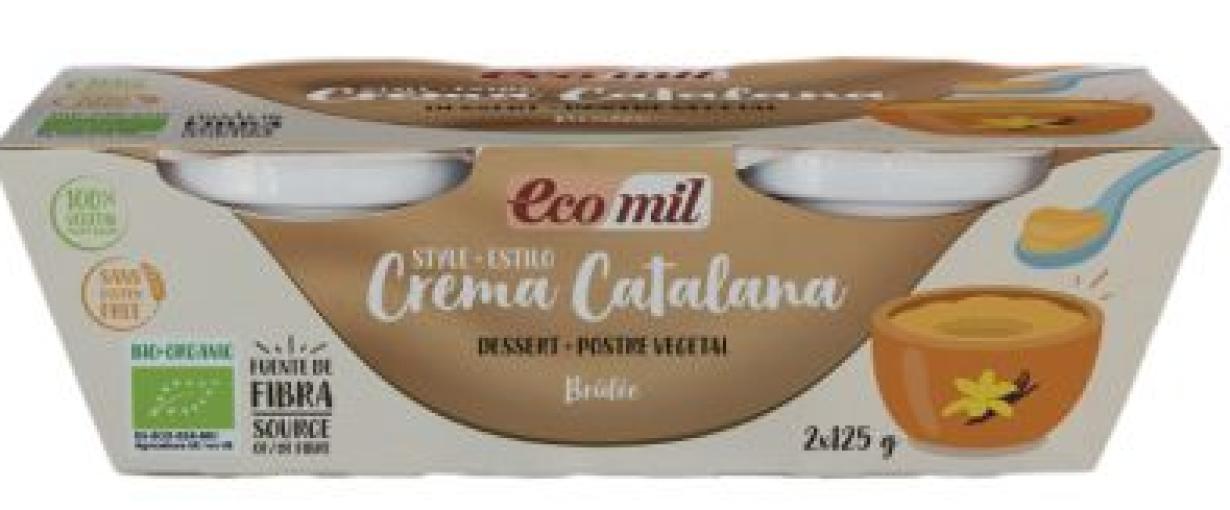 postres POSTRE VEGETAL CREMA CATALANA BIO 2X125G