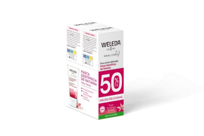 línea corporal DUPLO DENTIFRICO RATANIA 2ª50%