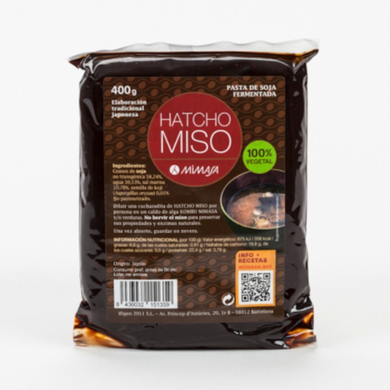 comida macrobiótica HATCHO MISO 400G