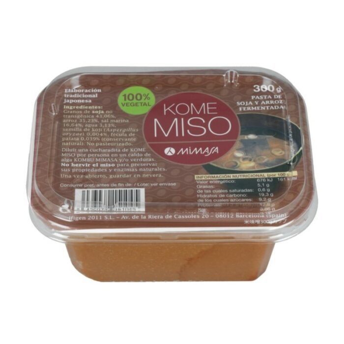 comida macrobiótica KOME MISO NO PASTEURIZADO 300 GR