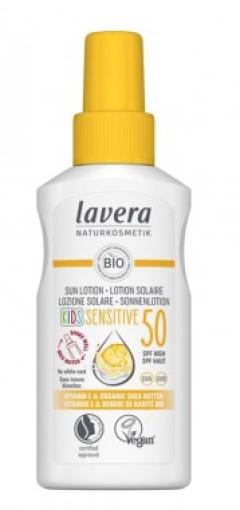 línea solar LOCION SOLAR NIÑOS SENSITIVE SPF 50 BIO 100ML