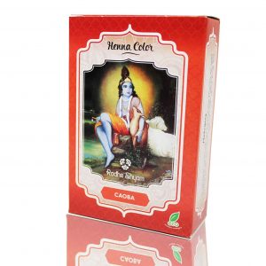 línea capilar HENNA SUPER CAOBA LUMINOSO POLVO 100GRS
