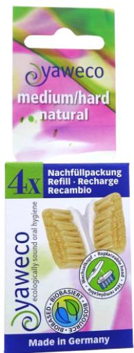 higiene bucal RECAMBIO CEPILLO NATURAL MEDIO