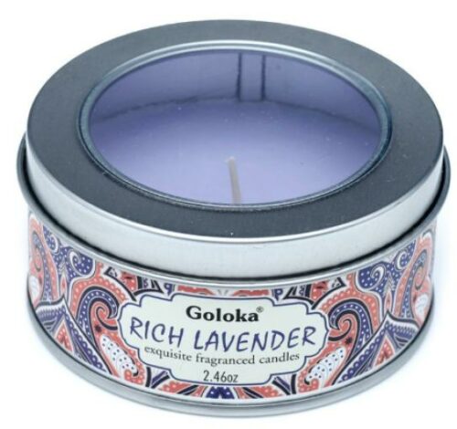 aromaterapia VELA EN LATA LAVANDA