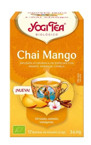 plantas en filtro YOGI TEA CHAI MANGO BIO 17 BOLSAS
