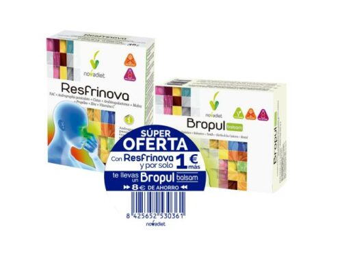 sistema respiratorio PACK RESFRINOVA 12 STICKS +BROPUL BALSAMICO 30 CAP