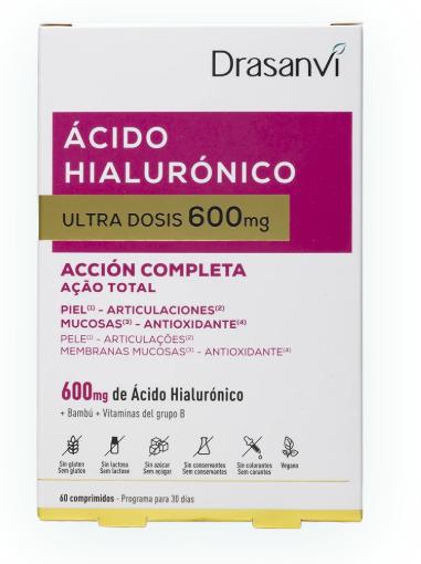 antioxidantes ACIDO HIALURONICO 600 MG 60 COMP