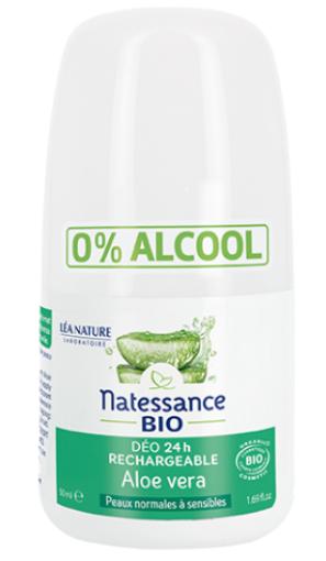 línea corporal DESODORANTE RECARGABLE ALOE VERA BIO 50 ML