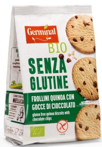 celiacos- GALLETAS QUINOA CON CHIPS DE CHOCOLATE S/G BIO 250GR