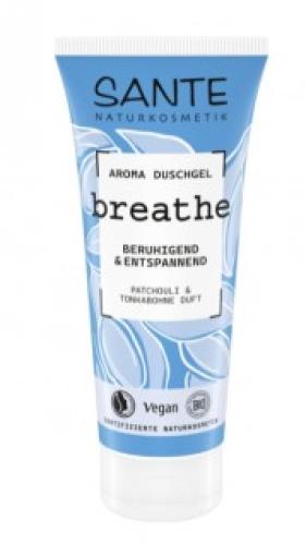 línea corporal GEL DUCHA AROMATICO BREATHE PACHULI Y JUDIA TONKA BIO 200ML