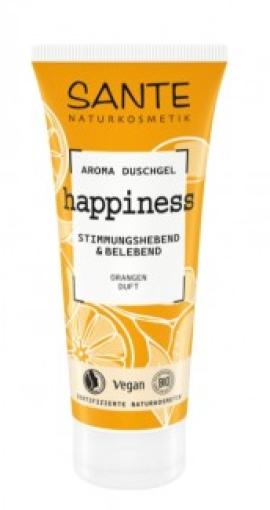 línea corporal GEL DUCHA AROMATICO HAPPINESS NARANJA BIO 200ML