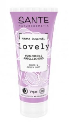 línea corporal GEL DUCHA AROMATICO LOVELY ROSAS Y JAZMIN BIO 200ML