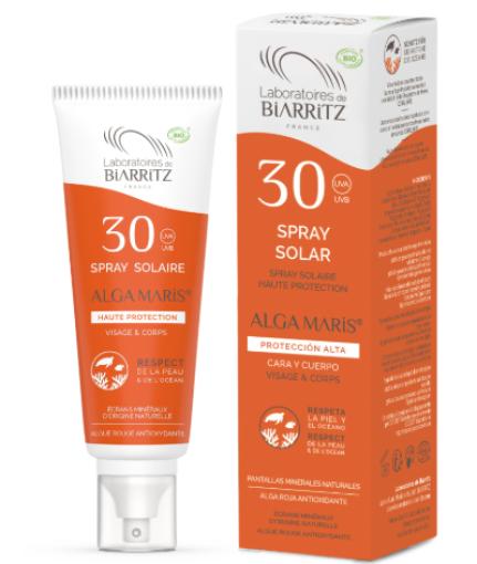 línea solar SPRAY SOLAR CARA Y CUERPO SPF30 100ML