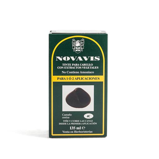línea capilar TINTE NOVAVIS 4C CASTAÑO CENIZA 135 ML