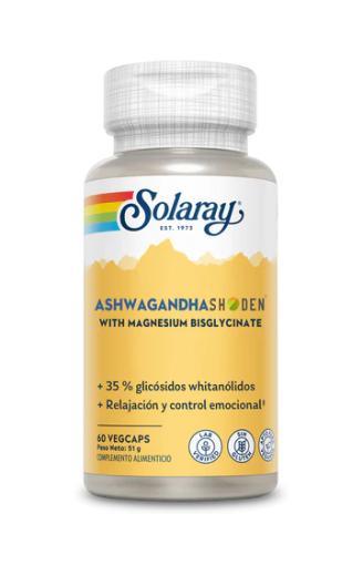 sistema nervioso ASHWAGANDHA SHODEN & MAGMNESIO BICCIGLINATO 60 CAP.