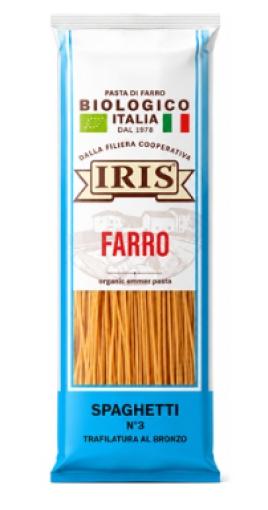 arroz y pasta ESPAGUETI Nº3 DE ESPELTA BIO 500G