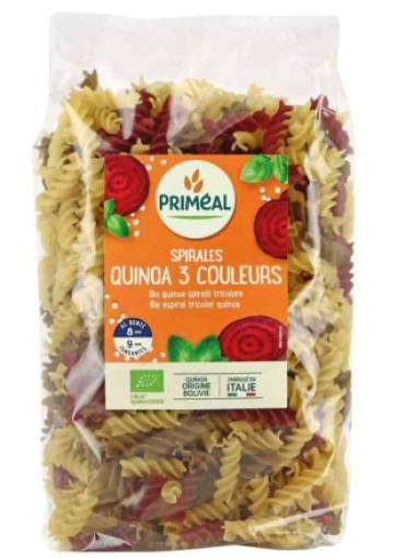 arroz y pasta ESPIRAL TRICOLOR QUINOA 500GR