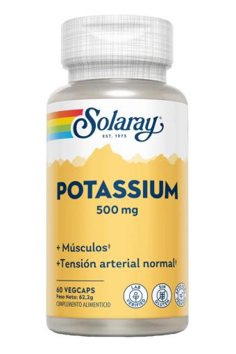 minerales POTASSIUM 500MG 60CAP