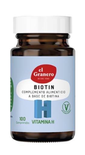 vitaminas BIOTIN (VITAMINA H BIOTINA), 100 COMP, 310 mg