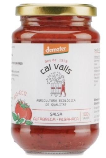 sales, condimentos y salsas SALSA DE TOMATE CON ALBAHACA 350 GRS